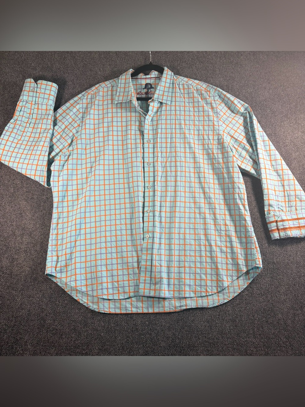 Robert Graham Shirt Size 3XL Men’s Button Down Long Sleeve Plaid Casual